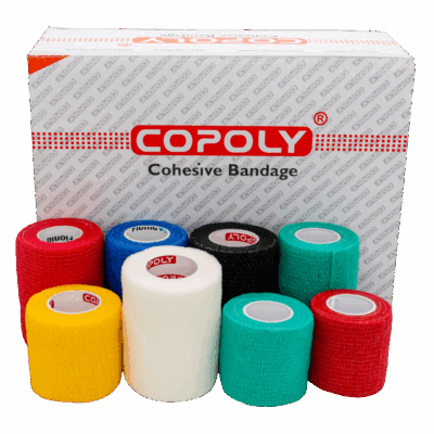 Висококачествен самозалепващ бинт, лента за фиксиране Кобан-Copoly